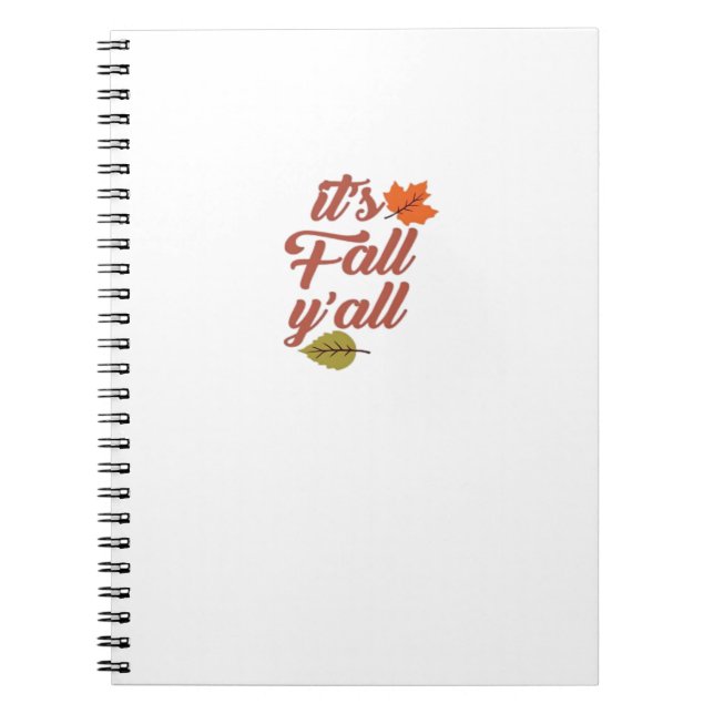 It’s Fall Y’all Trendy Meme Notebook (Front)