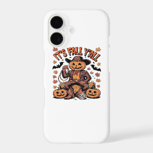 It’s Fall Y’all Western Cowboy Pumpkin Halloween