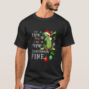It s Fine I m Fine Everything Is Fine Dabbing Pick T-Shirt