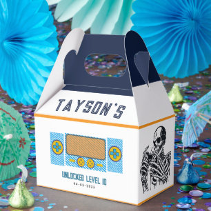 It’s Game On Skull  – Video Game Birthday Party  Favour Box