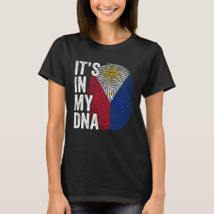It s In My DNA Awesome Philippine Fingerprint Fili T-Shirt