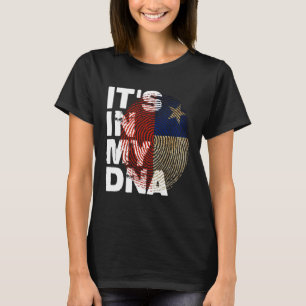 It s In My DNA Chilean Hispanic Chileno Cool Chile T-Shirt