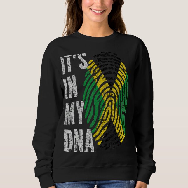 It S In My Dna Jamaica Flag Men Women Kids Sweatshirt (Front)