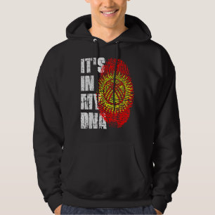 It S In My Dna Kyrgyzstan Flag Kyrgyzstani Hoodie