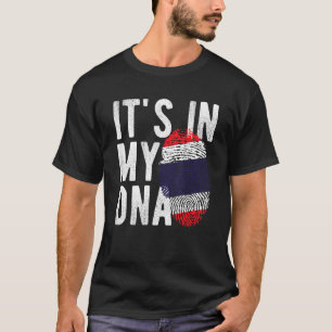 it s in my DNA Thailand flag Fingerprint T-Shirt