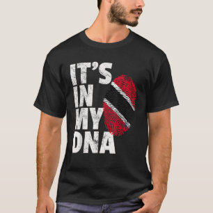 IT S IN MY DNA Trinidad and Tobago Flag Christmas  T-Shirt