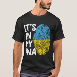 It_s In My DNA Ukraine Tee Ukrainian Ukraine flag 