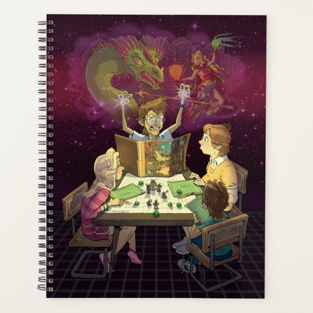 “It’s Just a Fantasy” 8.5 x 11" Planner (Front)