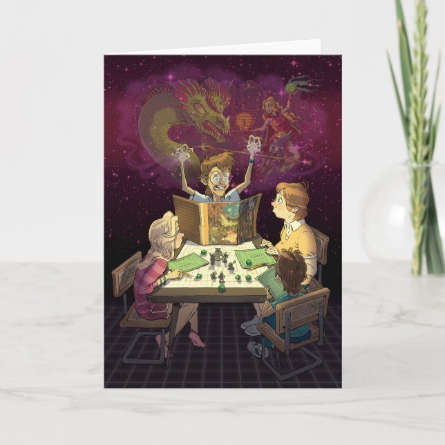 “It’s Just a Fantasy” Greeting Card (Front)