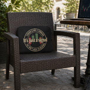 It’s Just a Signal Trading Psychology Design Laptop Sleeve