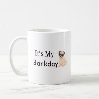 It’s My Barkday Cute Puppy Mug