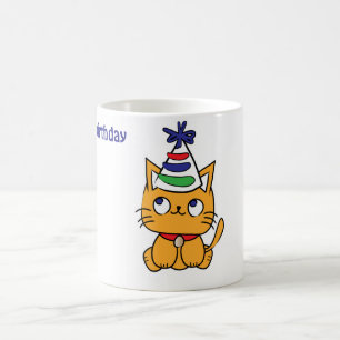 It’s my birthday cat coffee mug