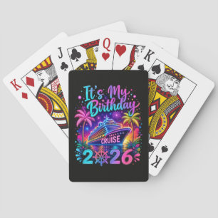 It’s My Birthday Cruise 2026 Playing Cards