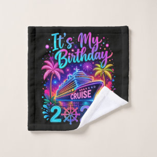 It’s My Birthday Cruise 2026 Wash Cloth