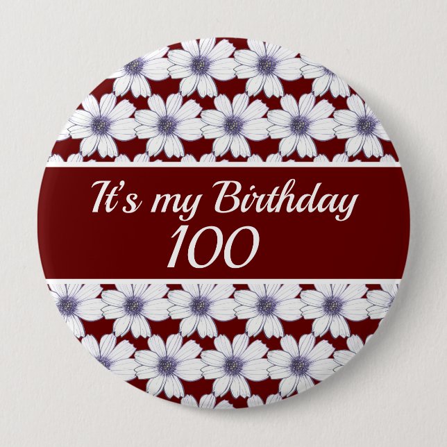 It’s my Birthday Custom Birthday 10 Cm Round Badge (Front)