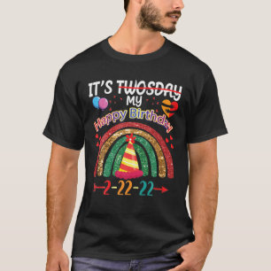 It’S My Birthday Twosday 02-22-2022 February 2Nd T-Shirt
