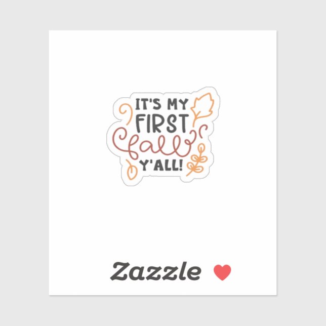 It’s My First Fall Y’all (Sheet)