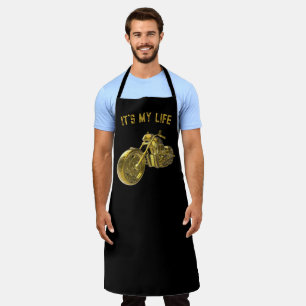 „It’s My Life“: Golden Bike 3D - Apron