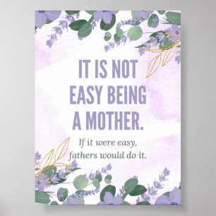 "It’s Not Easy Being a Mother" – The Golden Girls  Poster
