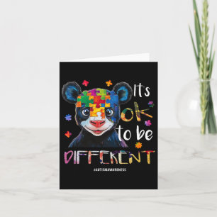 It’s Ok To Be Different - Autism Awareness Panda Card