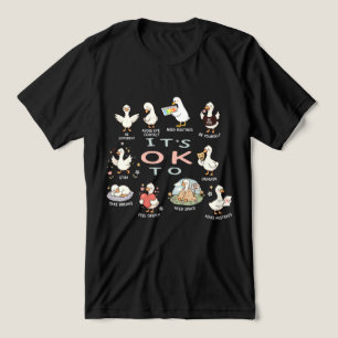 It’s Ok To Be Different Autism Goose , Neurodivers Tri-Blend Shirt