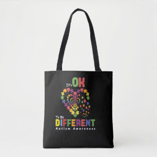 It’s OK to Be Different — Celebrating Neurodiversi Tote Bag
