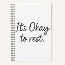 It’s Okay to Rest – Self-Reflection Journal