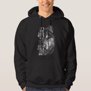 It S Over When You Quit Motivation Quote For Your Hoodie