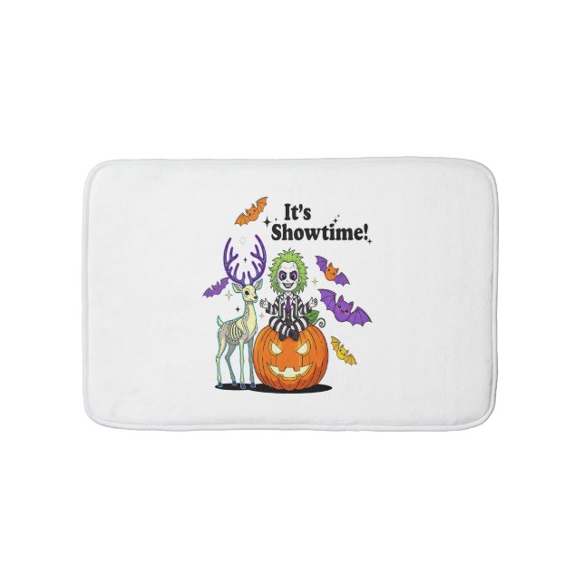 It’s Showtime Funny Halloween Bath Mat (Front)