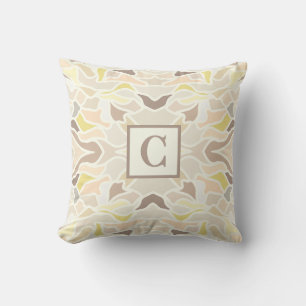 It’s So Ivory Geometric Abstract Pattern  Cushion