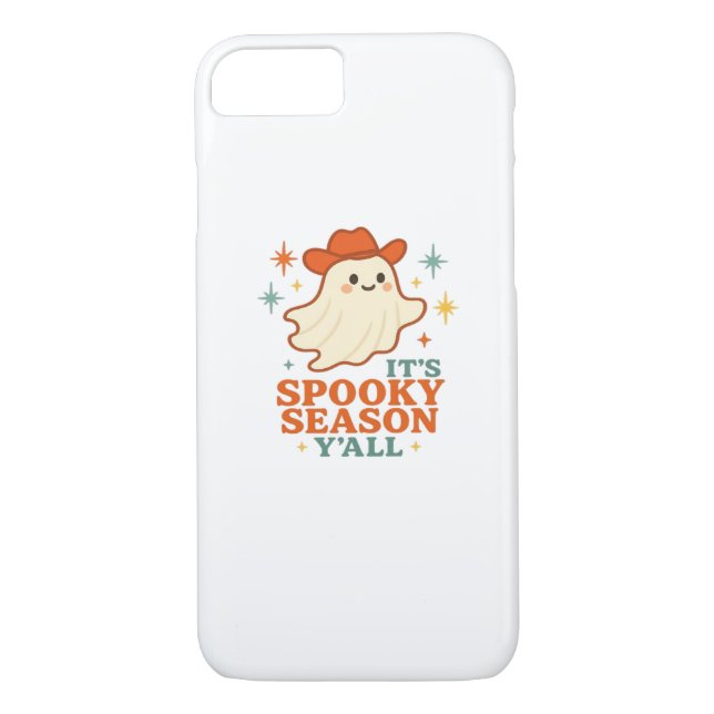 It’s Spooky Season Y’all Cowboy Boo Case-Mate iPhone Case (Back)