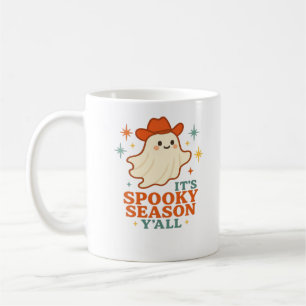 It’s Spooky Season Y’all Cowboy Boo Coffee Mug