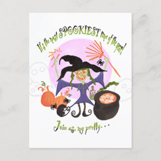 “It’s the most SPOOKIEST time of the year!” Holiday Postcard