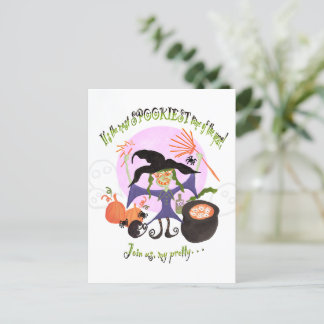 “It’s the most SPOOKIEST time of the year!” Postcard