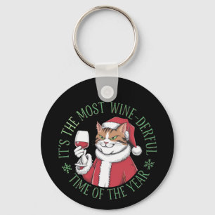 It’s the Most Wine-derful Time of the Year Key Ring