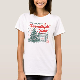It’s the Most Wonderful Time Christmas Design T-Shirt