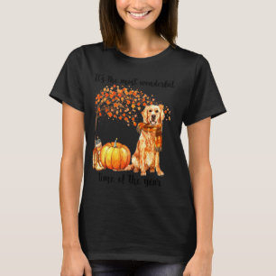 It S The Most Wonderful Time Golden Retriever Scar T-Shirt