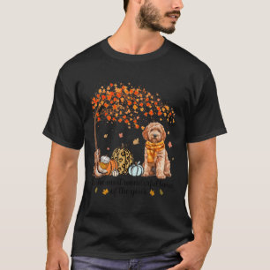 It’s The Most Wonderful Time Goldendoodle Pumpkins T-Shirt