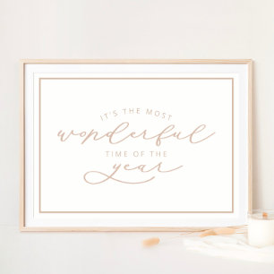 It’s the Most Wonderful Time of the Year Christmas Poster