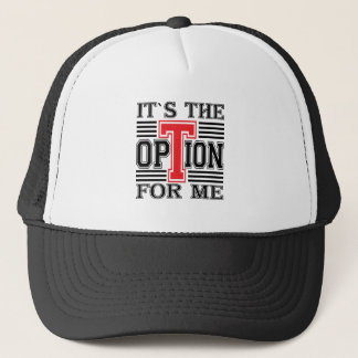 IT`S THE OPTION FOR ME  TRUCKER HAT