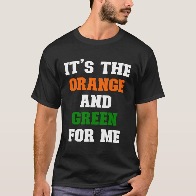 It s The Orange and Green for me  HBCU T-Shirt (Front)