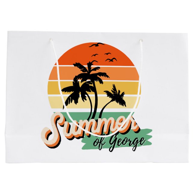 It s The Summer Of George Large Gift Bag (Back)