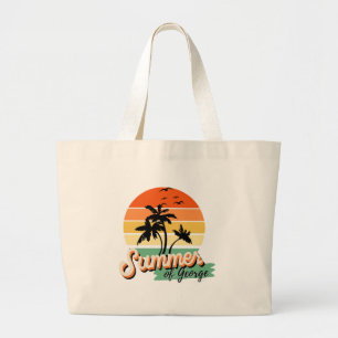 It s The Summer Of George Large Tote Bag