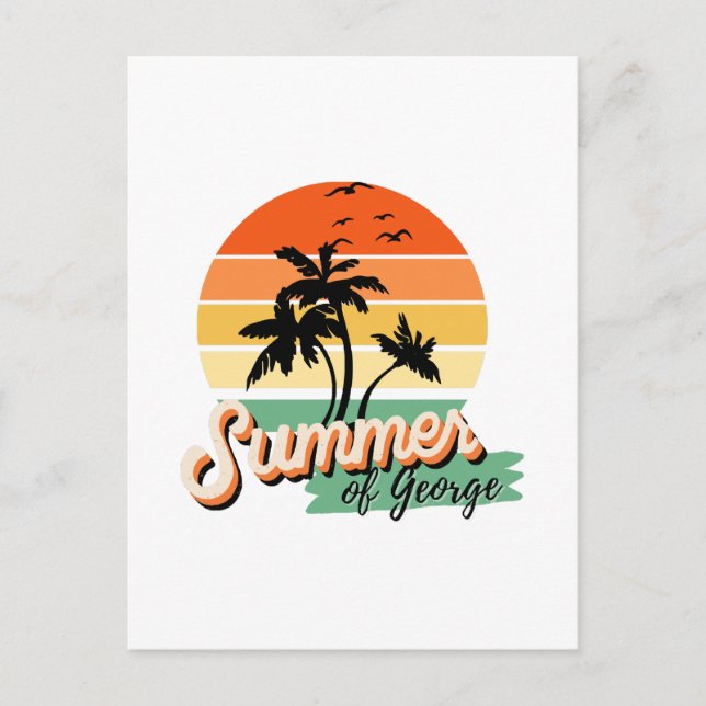 It s The Summer Of George Postcard (Front)