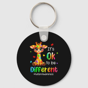 It’s to be different cute giraffe animal autism key ring