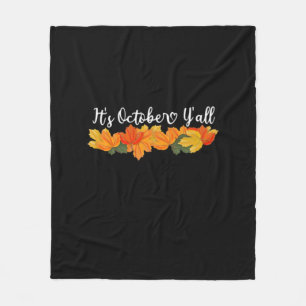 It’s Y’all Cute Fall Creative Casual Fleece Blanket