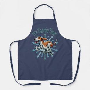 It’s Zoomie Time American Fox Hound Apron