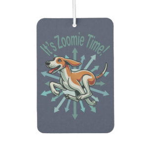 It’s Zoomie Time American Fox Hound Car Air Freshener
