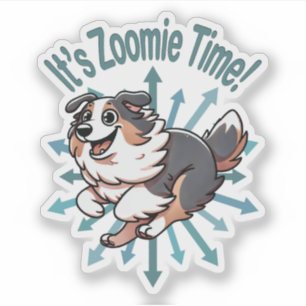 It’s Zoomie Time Australian Shepherd