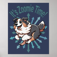 It’s Zoomie Time Australian Shepherd